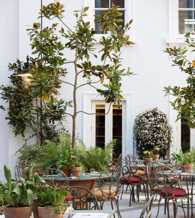 best restaurants outdoor seating london petersham