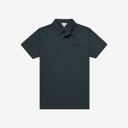 Riviera Polo Shirt — Forest (20% off)