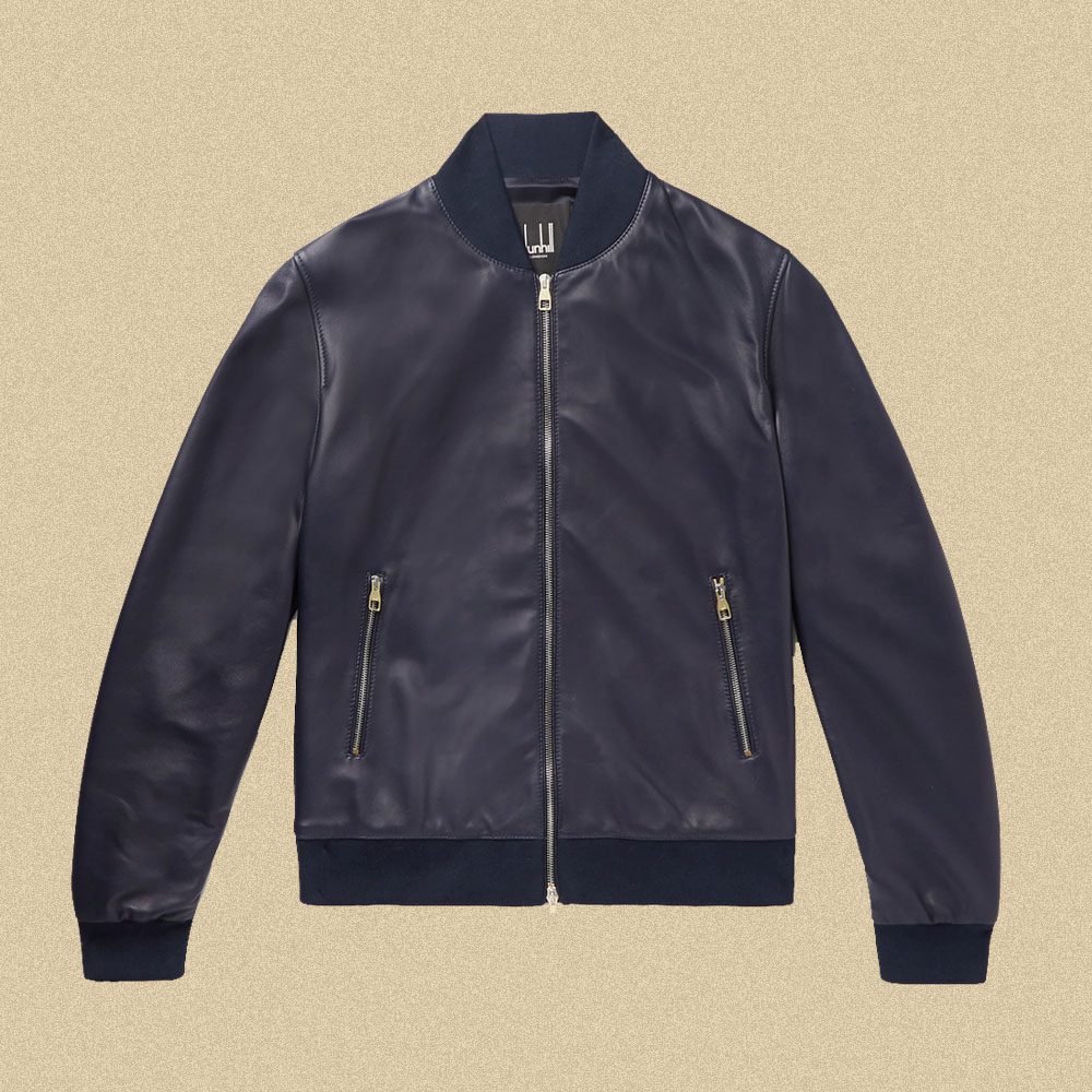 Dunhill Ink Leather Jacket