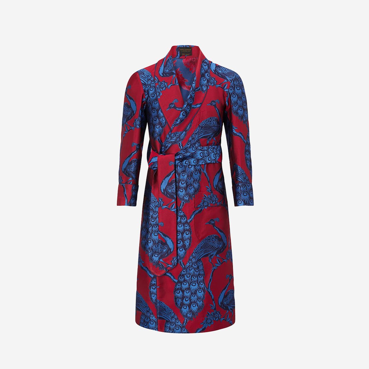 New & Lingwood Silk Dressing Gown