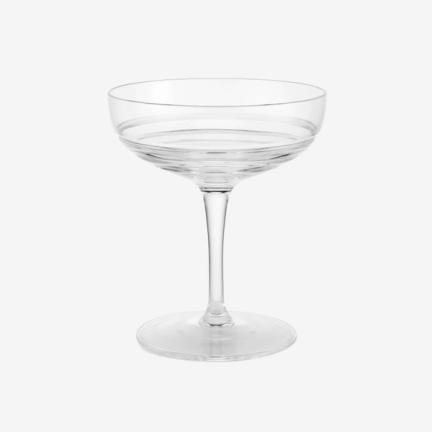 The Wolseley crystal champagne coupes