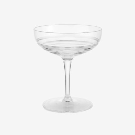 The Wolseley crystal champagne coupes