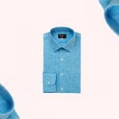 Emma Willis Turquoise Linen Shirt