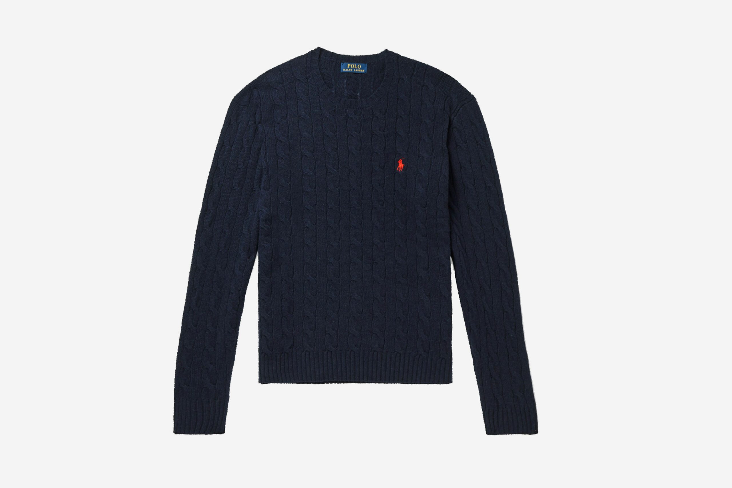  Polo Ralph Lauren Cable-Knit Wool And Cashmere-Blend Sweater