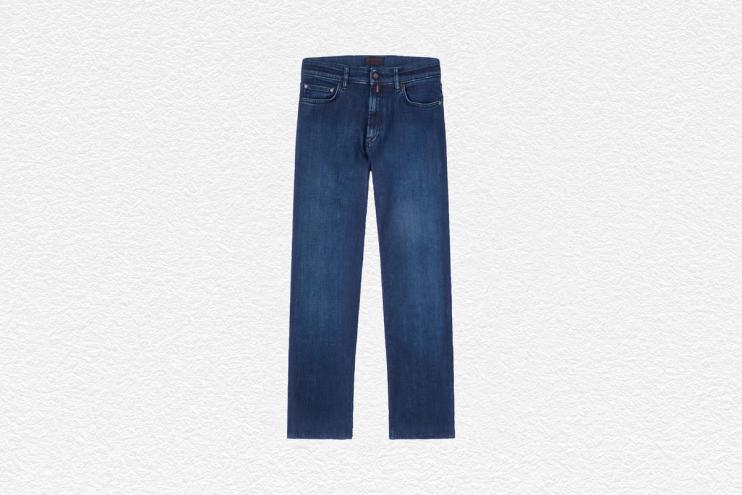 Herrenjeans mit weicher Waschung