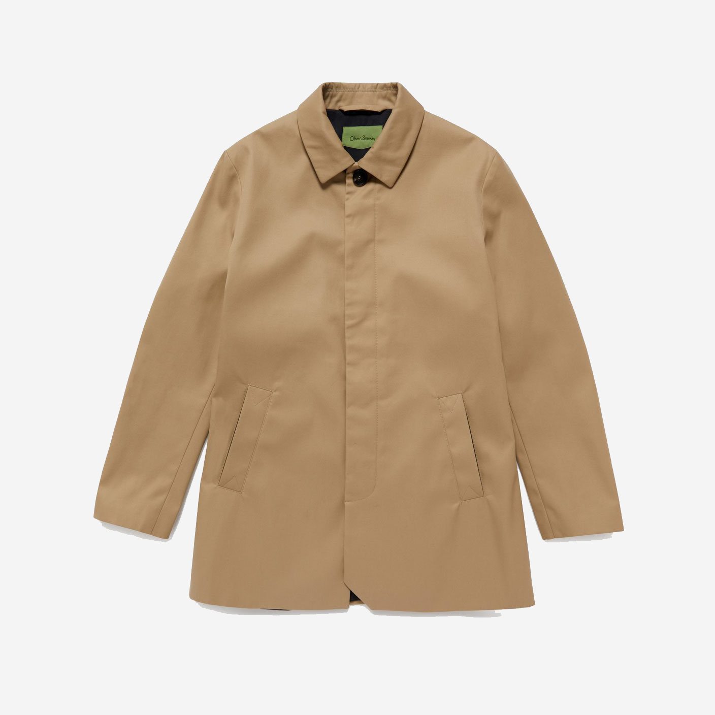 Oliver Sweeney water repellent cotton mac