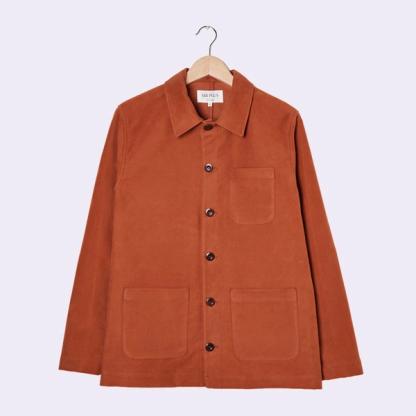 Rust Moleskin Chore Jacket