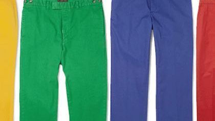 On Trend – Bright Trousers