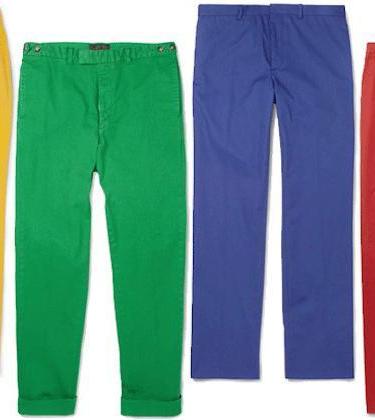 On Trend – Bright Trousers