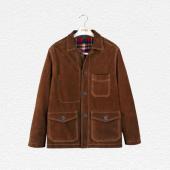 Drake’s Rust Roughout Suede Chore Jacket