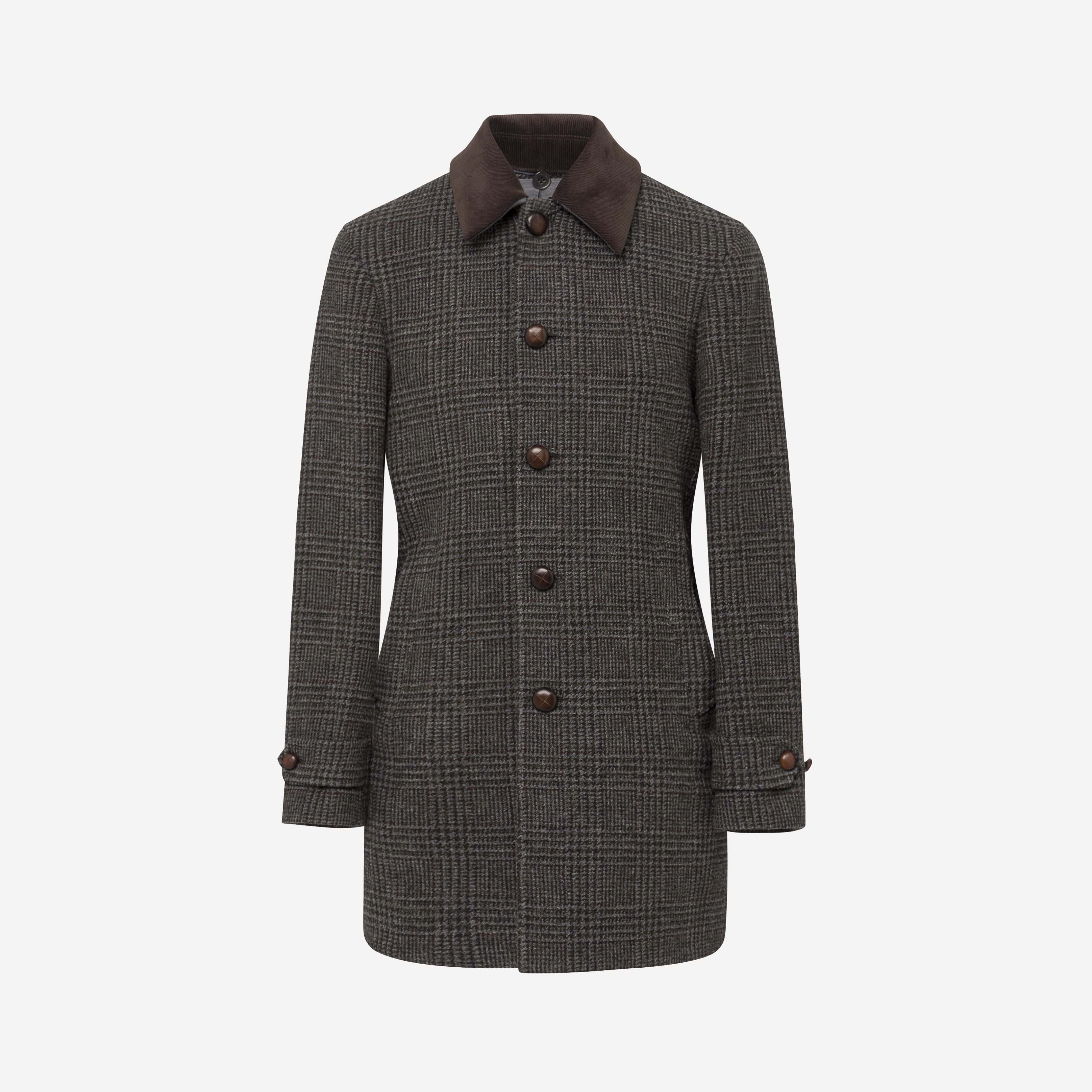 Hackett Glencheck car coat