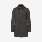 Hackett Glencheck car coat