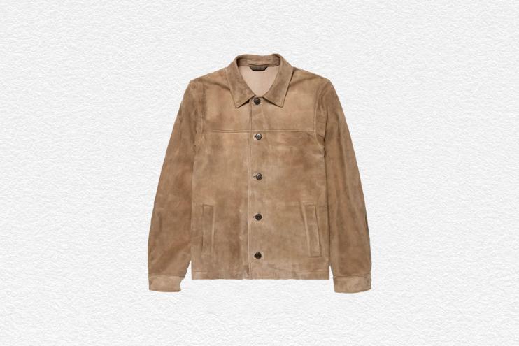 Light Tan Suede Jacket