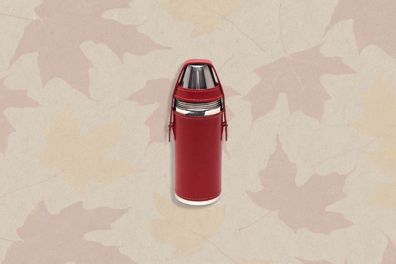 Ettinger 8oz Hunter’s Flask in Red