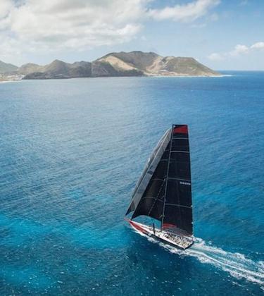 The record-breaking sailing yacht Comanche