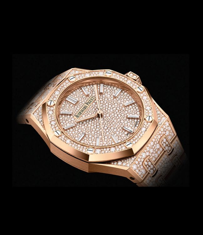 Audemars Piguet Royal Oak Selfwinding Watchface 18-carat pink gold
