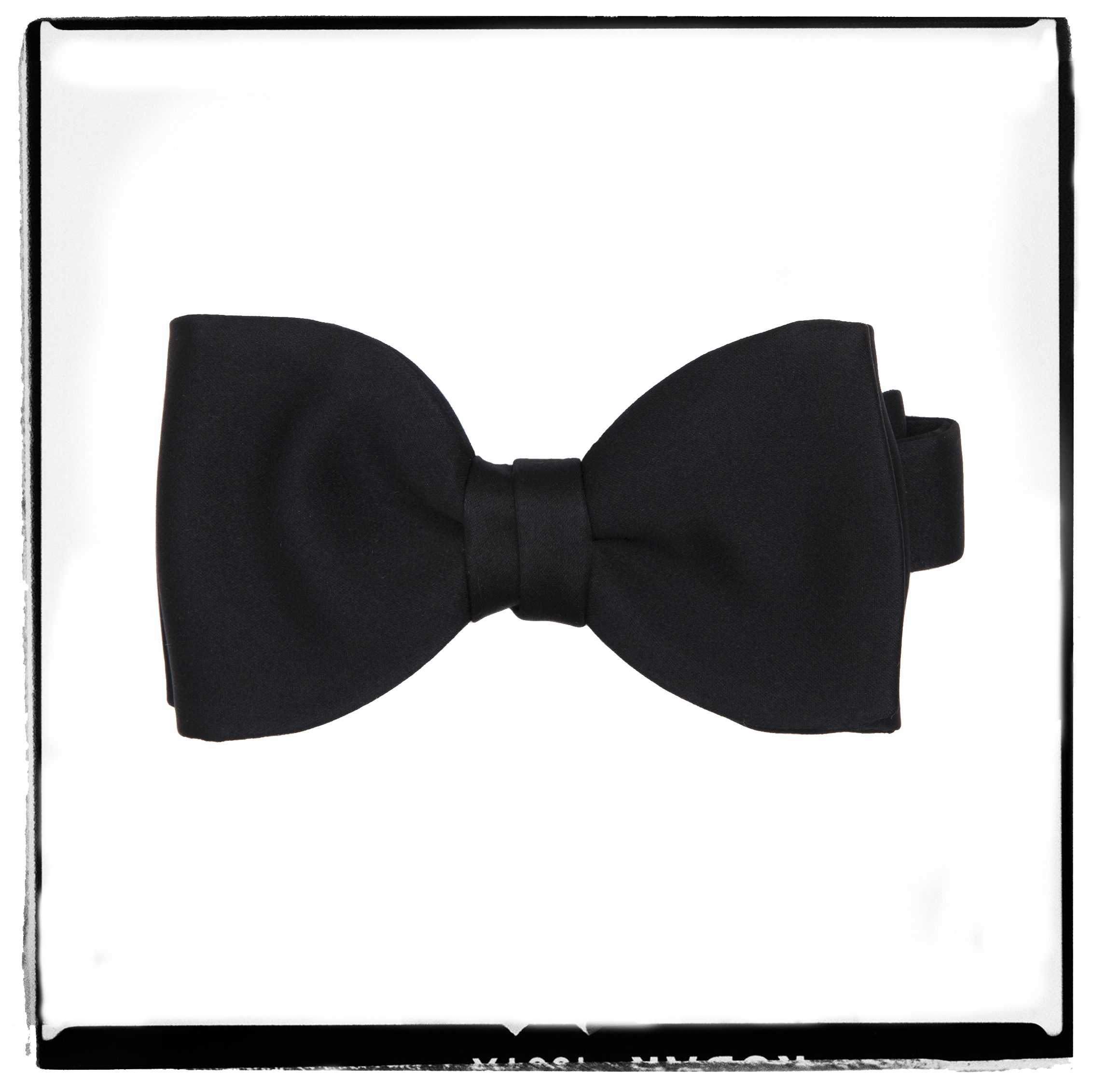 Henry Poole Satin Bow Tie