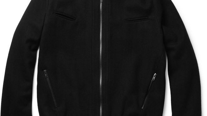 LOT78 Wool-Blend Bomber Jacket