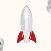 Asprey Sterling Silver Rocket Cocktail Shaker