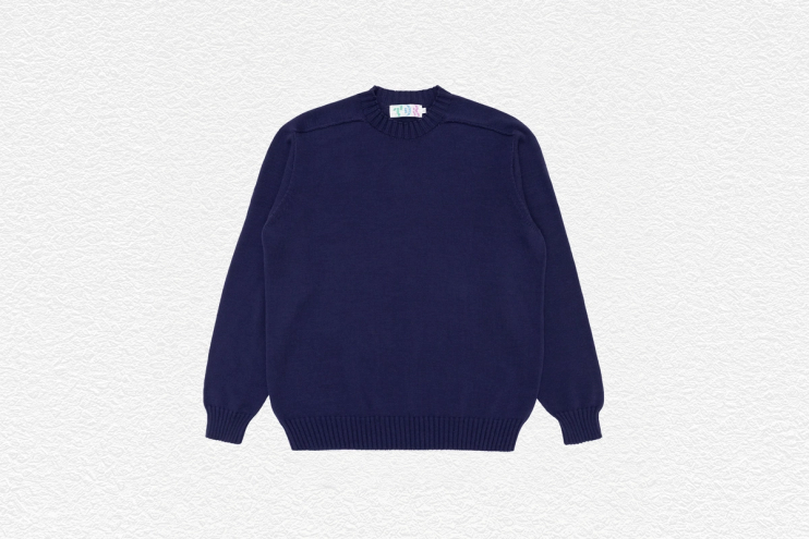 3D Seamless Cotton Crew Marine