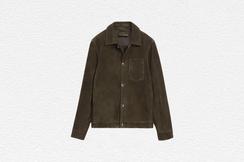 Brown Suede Shacket