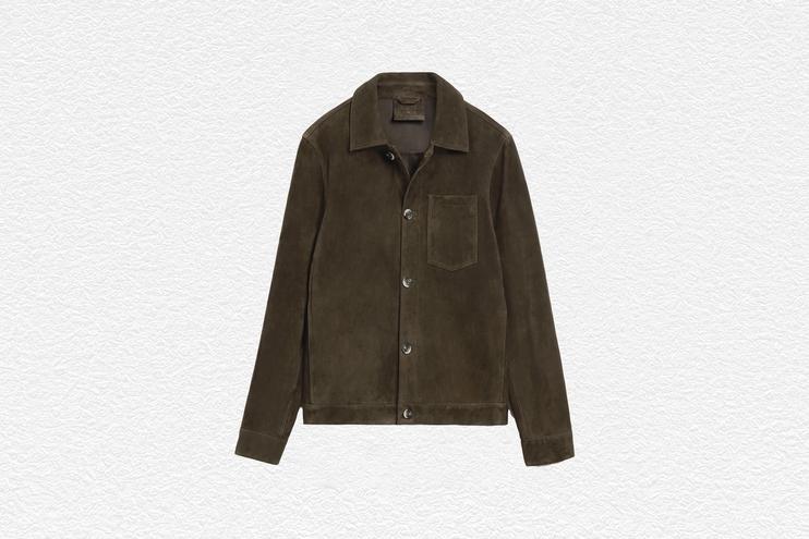 Brown Suede Shacket