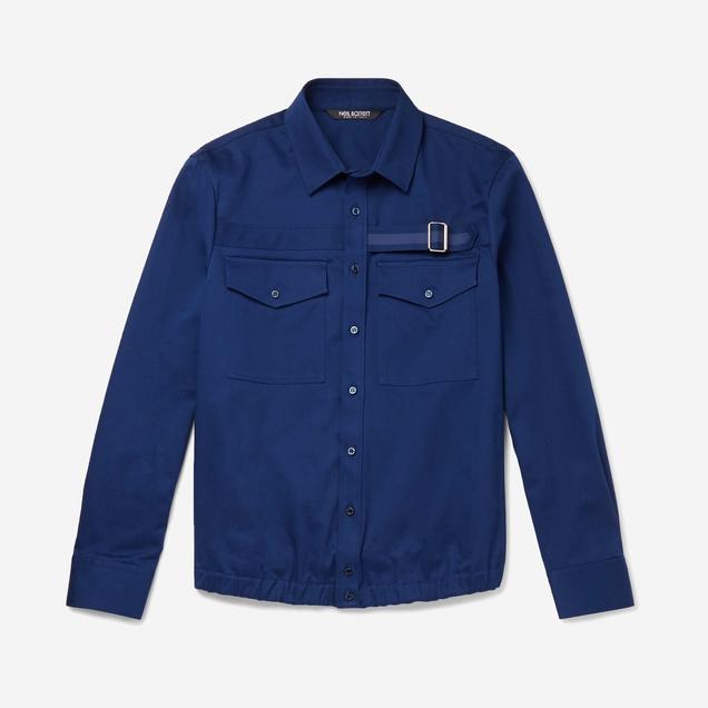 Neil Barrett Stretch-Cotton Twill Overshirt