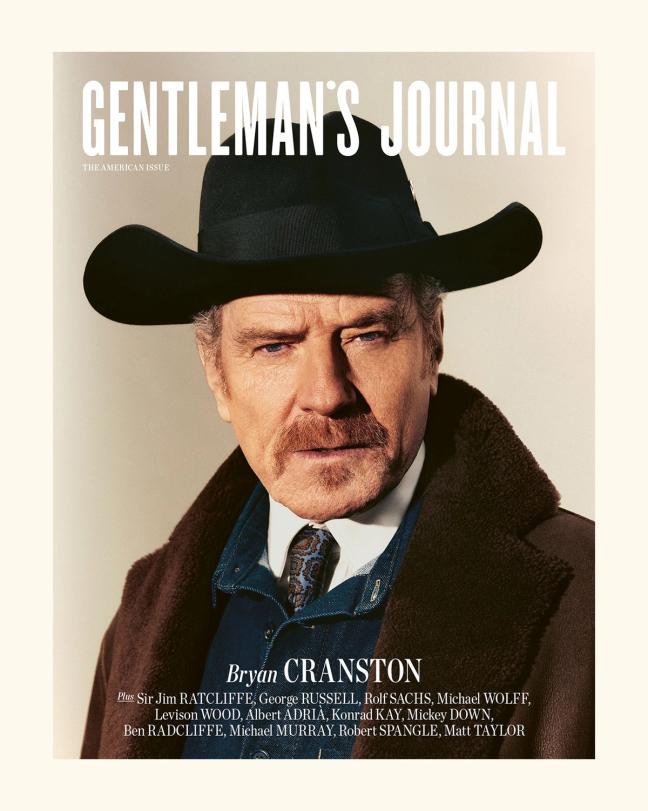 Gentleman's Journal Issue 41 subscriber cover with Bryan Cranston