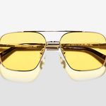 Moscot, Shtarker Gold with Custom-Made Tint
