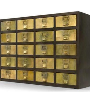 Interiors – Vintage Brass Stow Sideboard