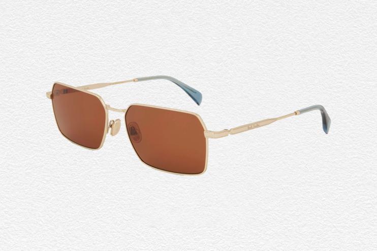 Gold and Brown 'Matheson' Sunglasses