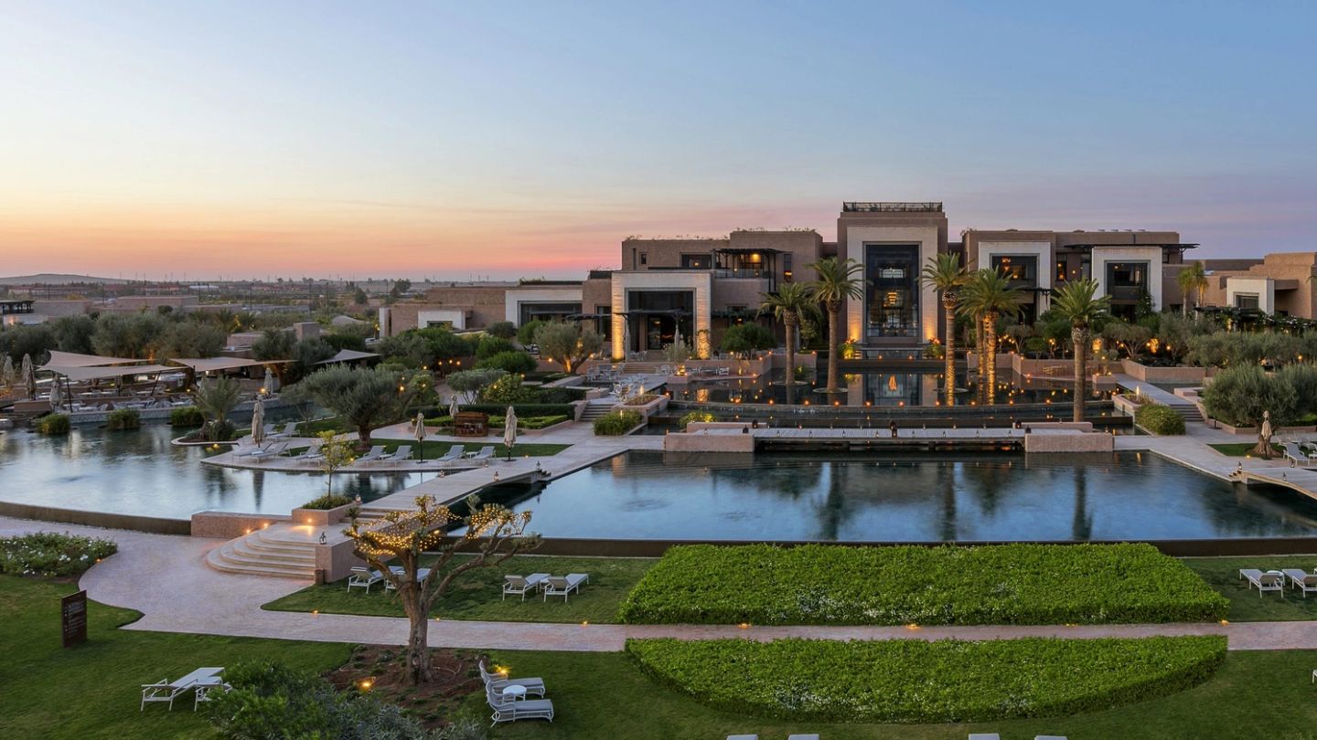 Inside the traditional luxury retreat nestled below the Atlas Mountains