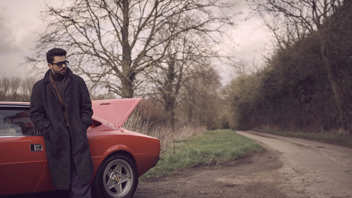 Dominic Cooper is on the run in our latest style shoot