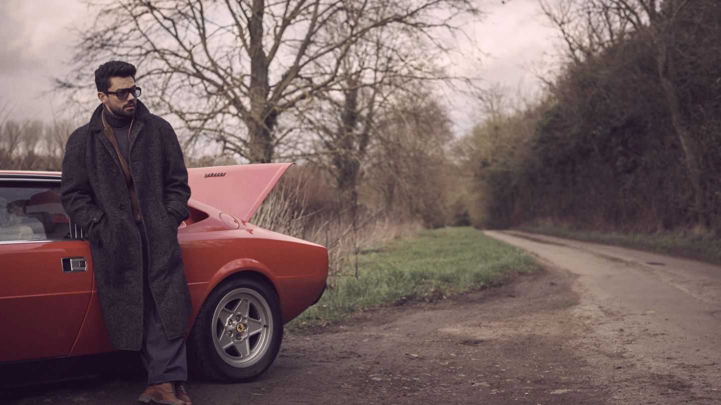 Dominic Cooper is on the run in our latest style shoot