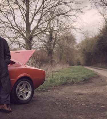 Dominic Cooper is on the run in our latest style shoot