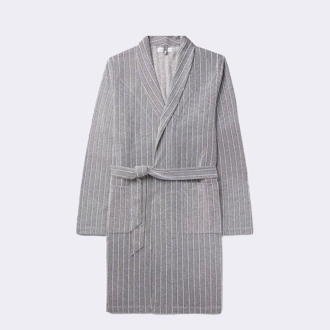 Hamilton and Hare Striped Cotton Robe