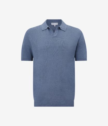 Premium Knitted Linen Polo Shirt