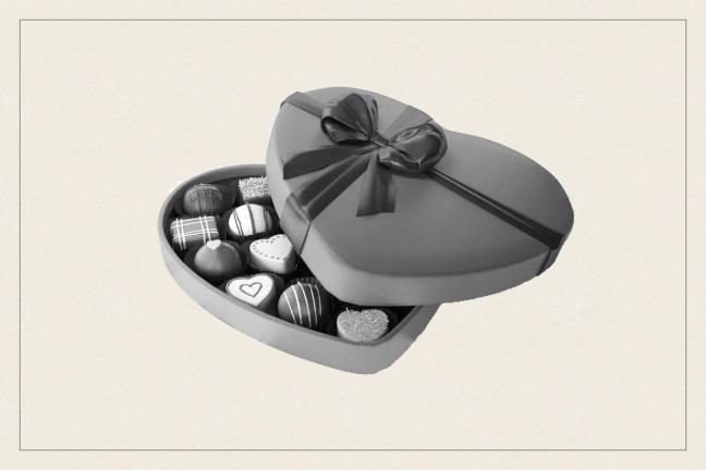 Heart shape box of Chocolates