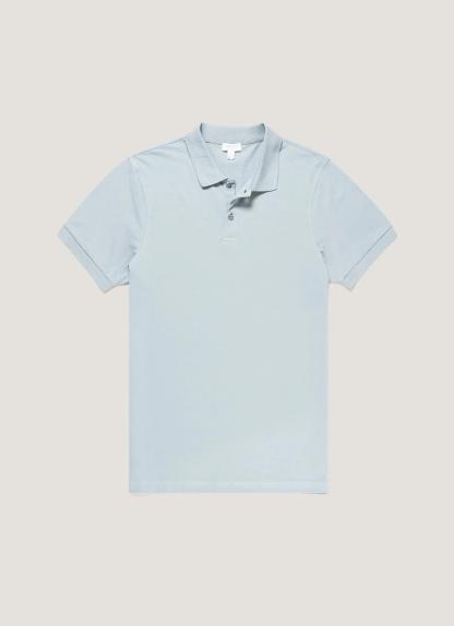 Polo de piqué de algodón de Sunspel