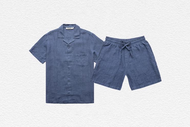 Linen Shirt Set