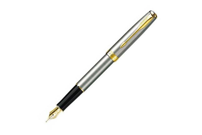 s0809120-parker-s0809120-sonnet-stainless-steel-gold-trim-medium-fountain-pen