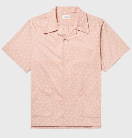 Chimala Camp-Collar Printed Woven Shirt