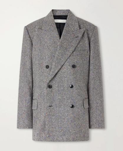 Double-Breasted Wool Blazer