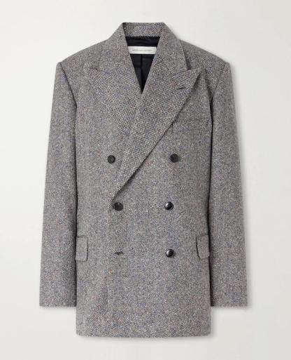 Double-Breasted Wool Blazer