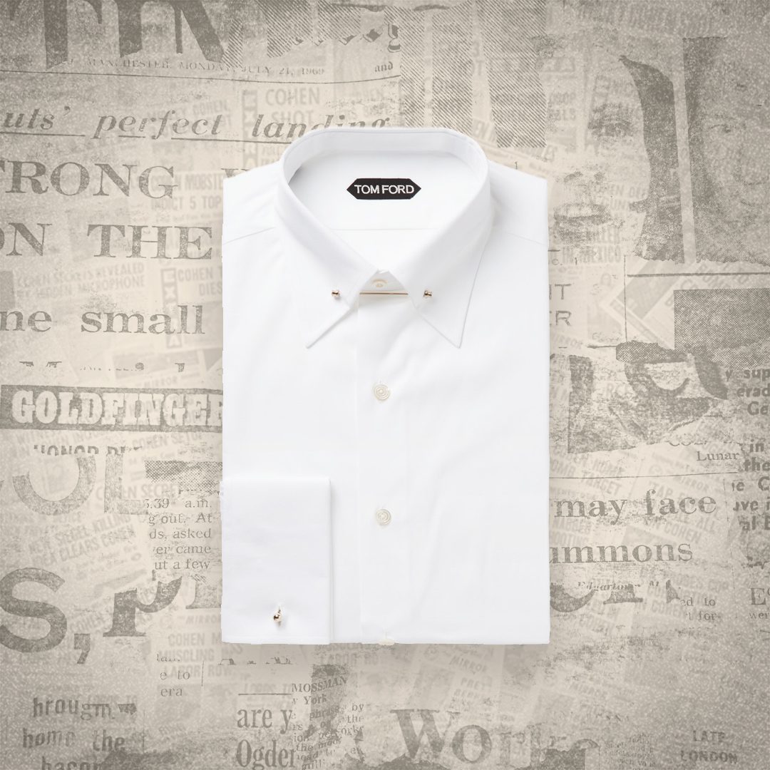Tom Ford Pinned-Collar Shirt