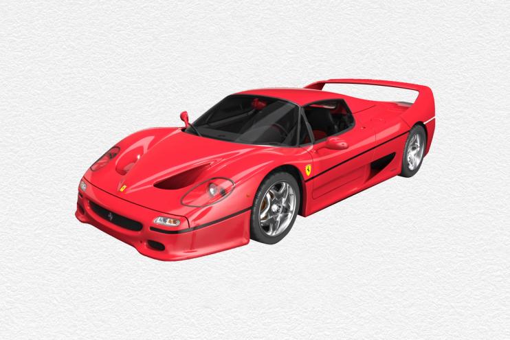 Ferrari F50 1:8 Scale Model