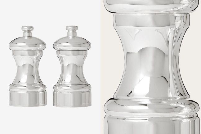 Soho Home Audley Silver Salt & Pepper Grinders