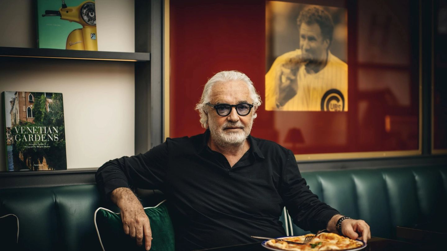 “When I go to a restaurant, I want to feel like I’m coming home…” — Flavio Briatore’s guide to pizza
