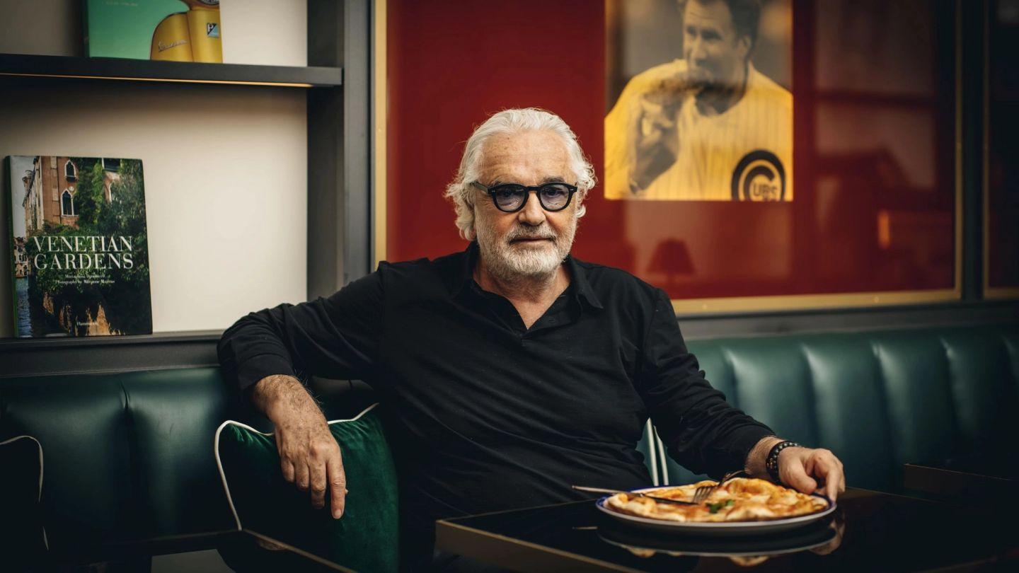 “When I go to a restaurant, I want to feel like I’m coming home…” — Flavio Briatore’s guide to pizza