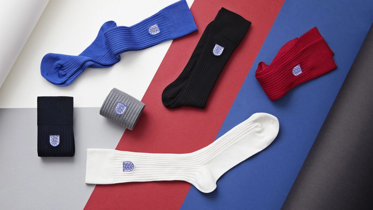 This World Cup, pull up a pair of London Sock Company’s new Three Lions-inspired creations